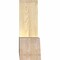 Ekena Millwork Portland Rough Sawn Timber Gable Bracket, Douglas Fir, 108"W x 18"H x 6"D x 6"F, 4/12 Pitch GBW108X18X0606POR00RDF - alternate 2
